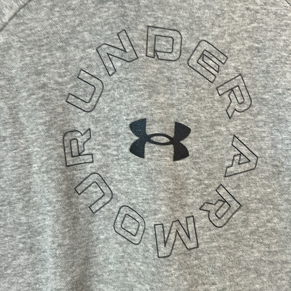 Grey Loose Under Amour Hoodie - Picture 4 of 10